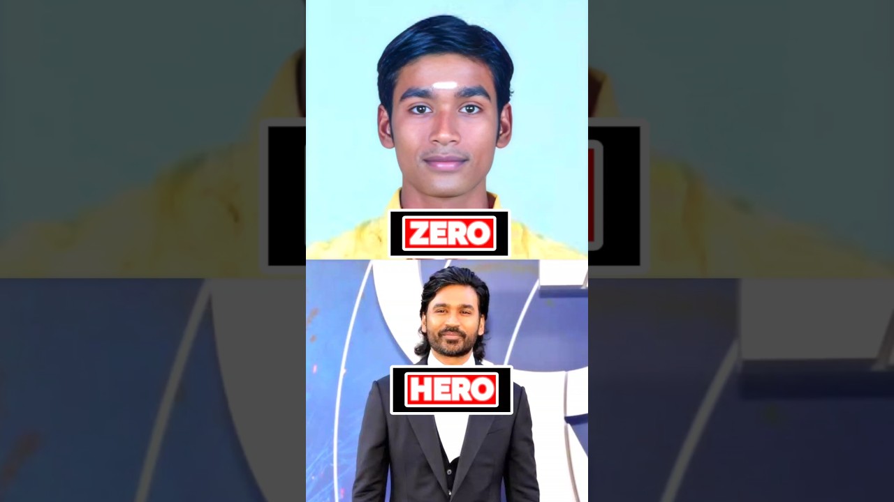From Trolled to Superstar: The Rise of Dhanush #shorts