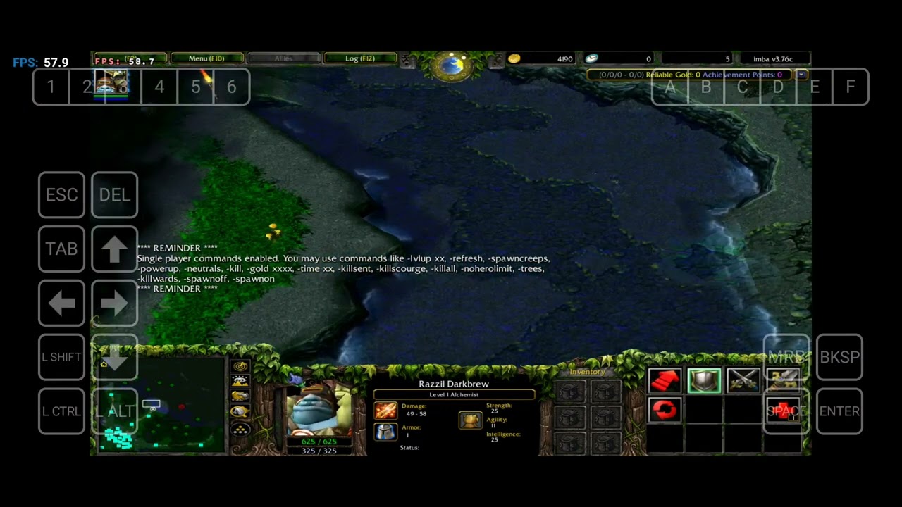 Warcraft 3 Frozen Throne SD870 |Winlator Omod X Android Setting Tutorial 
