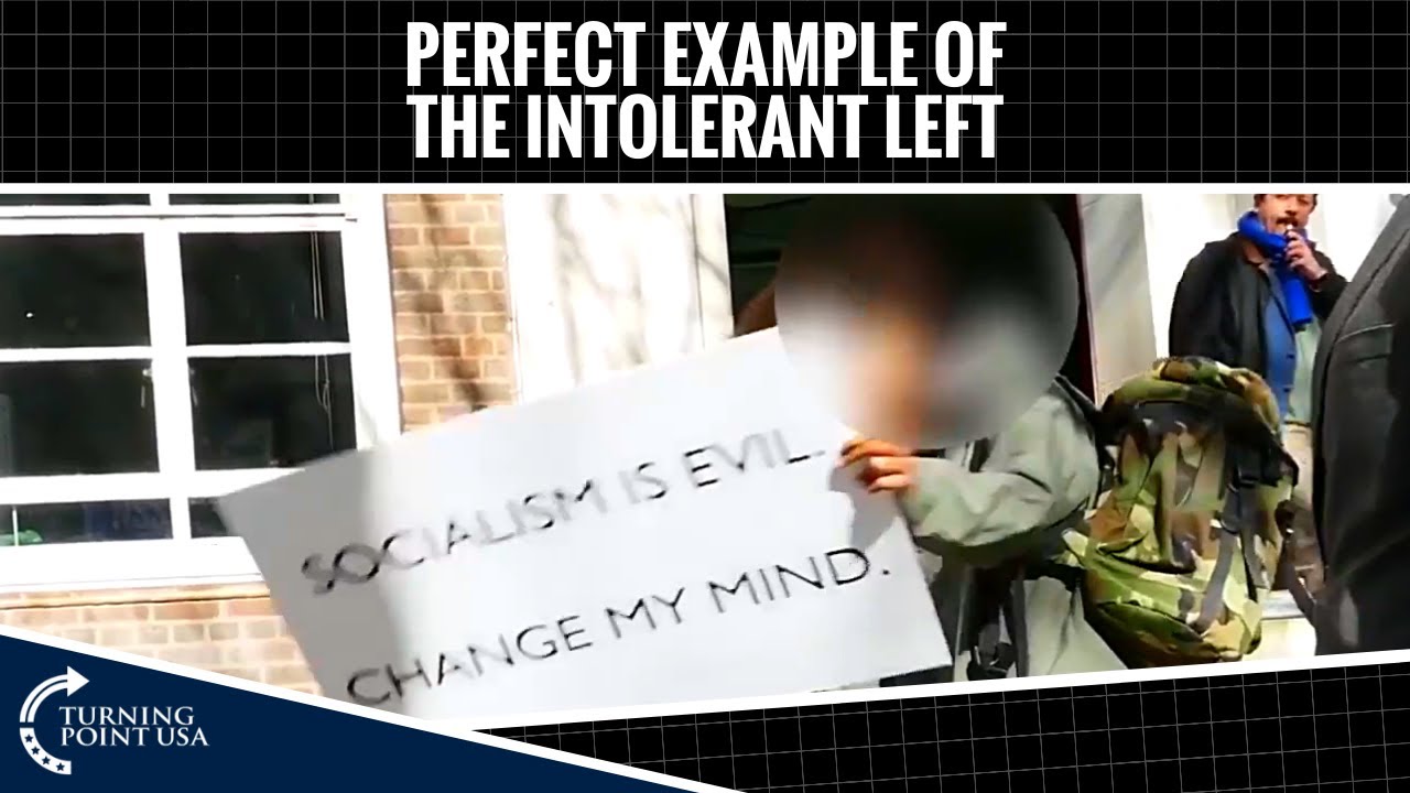Perfect Example Of The Intolerant Left