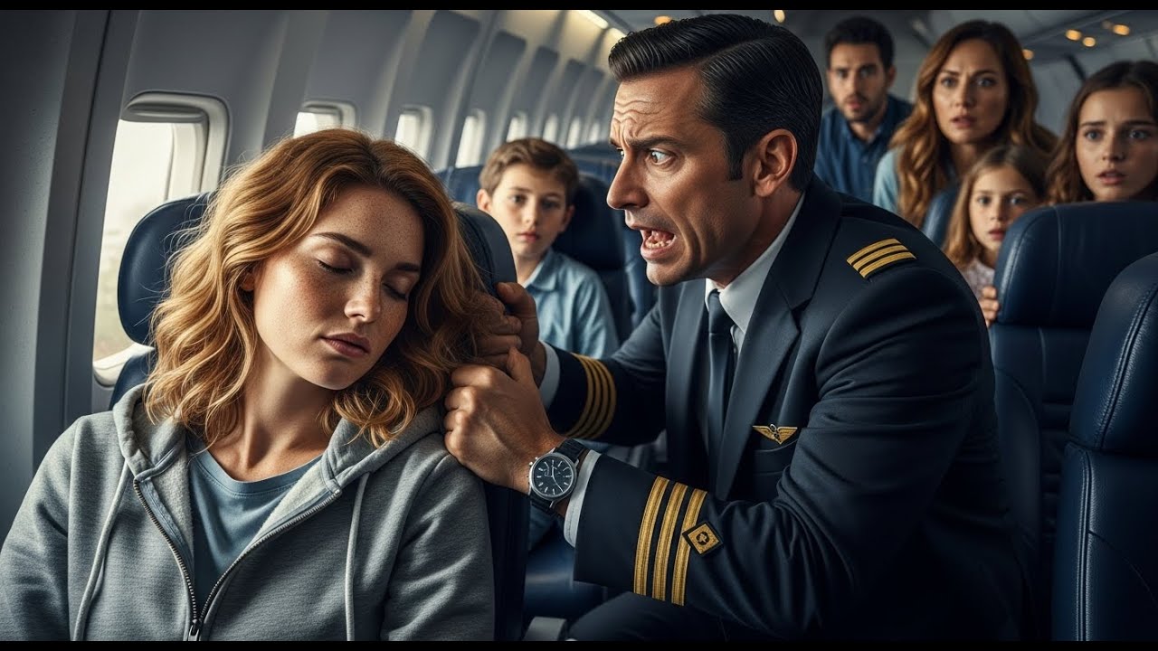 Ella estaba dormida en la fila 12 cuando el capitán preguntó: 