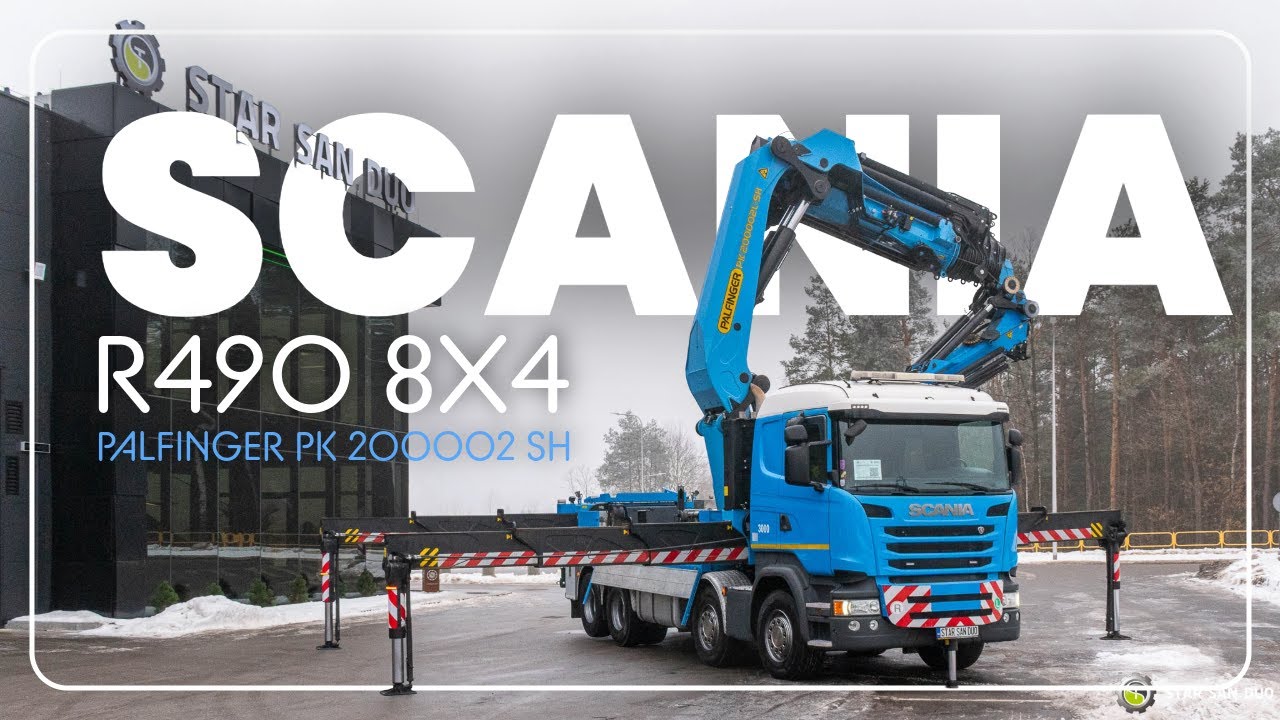 💥 THE BIGGEST PALFINGER CRANE – PK 200002 SH 💥