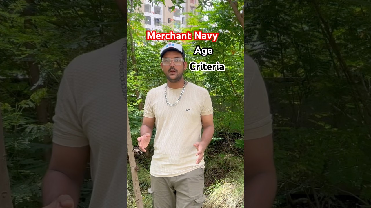 Merchant Navy Age Criteria kya hai ⁉️#merchantnavy #lifeatsea #shorts #viral