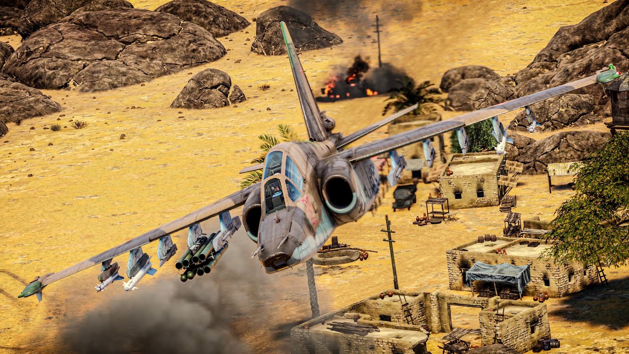 Point and Click Simulator™ | BMPT-72 + Su-25T 16-1