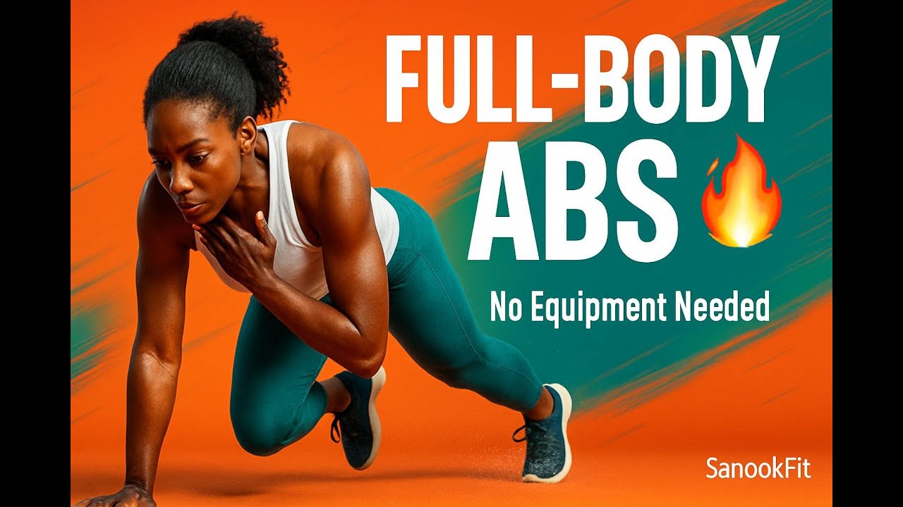 No Excuses! Full Body Abs Workout Without Equipment!