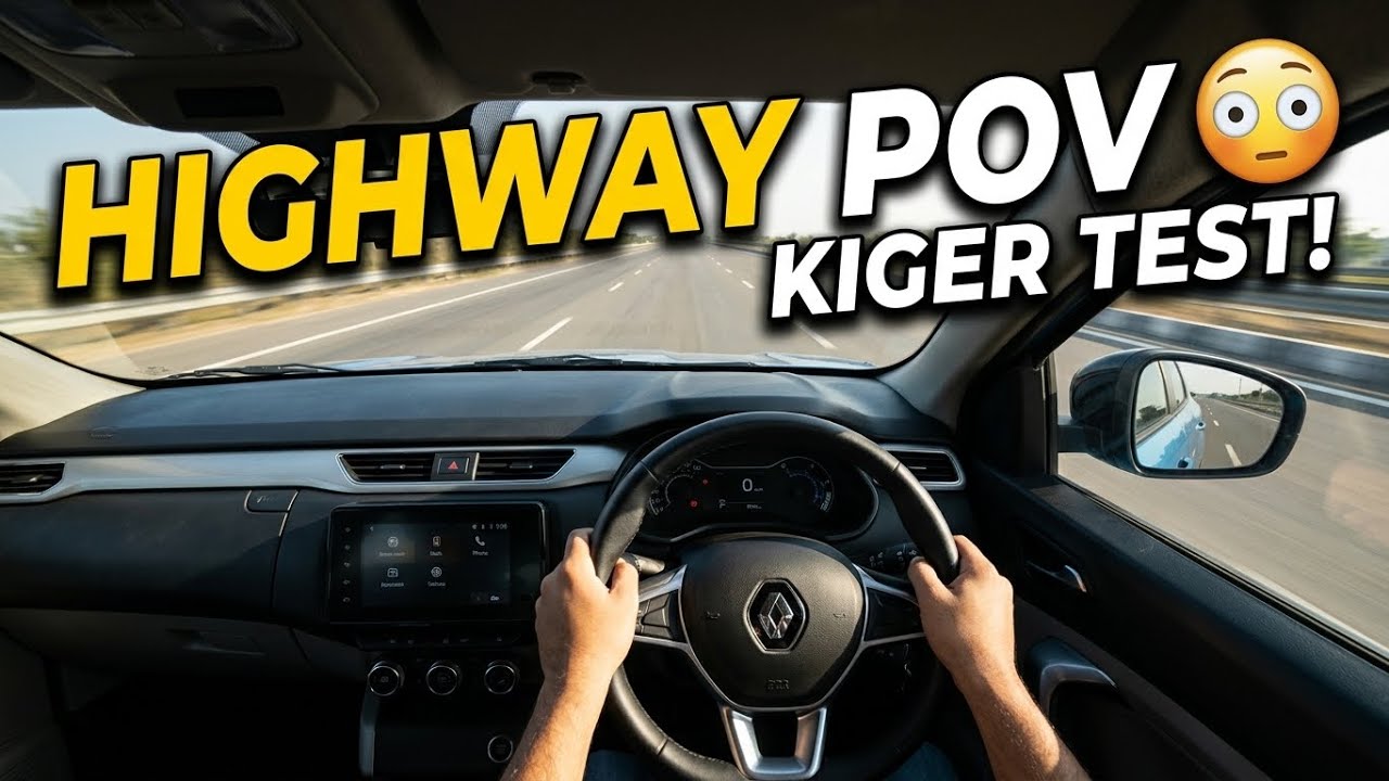 POV Driving 🚘  Renault Kiger 2022 Model (Petrol) Engine: 1.0L Manual Highway Driving #driving #pov 