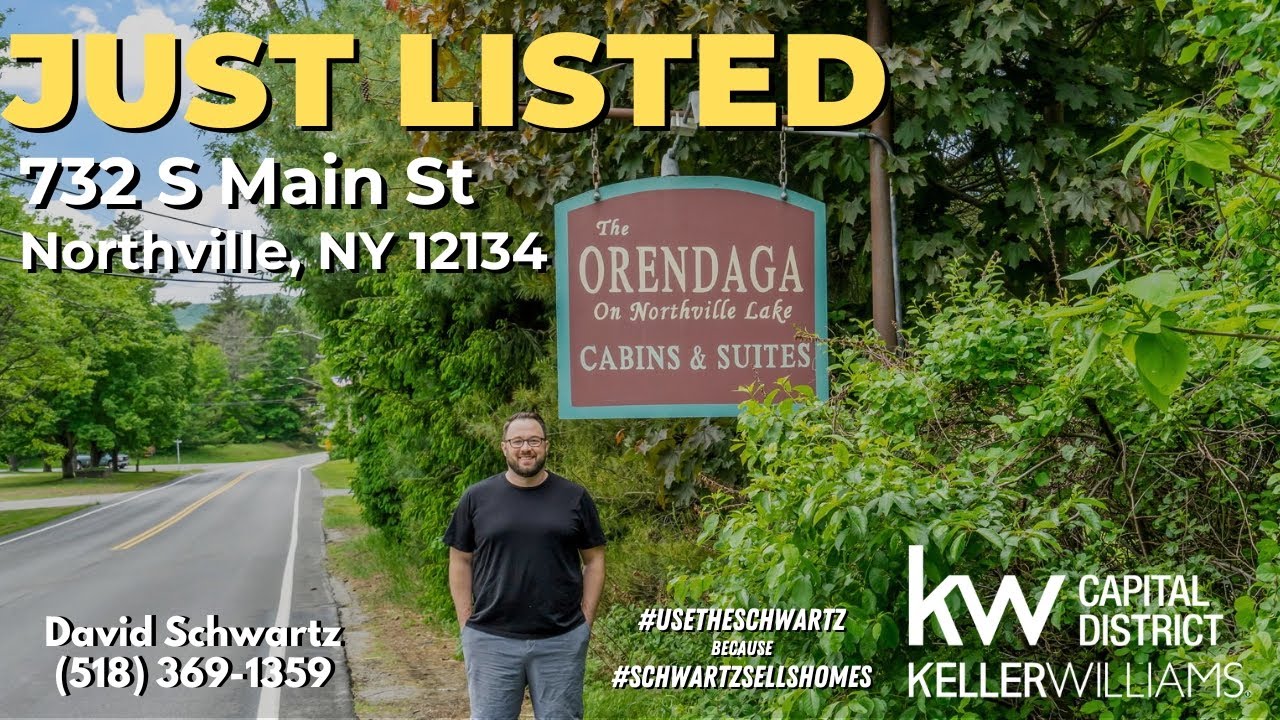 Lake House Compound For Sale In Upstate NY - 732 S Main St Northville NY-Great Sacandaga Lake ADK
