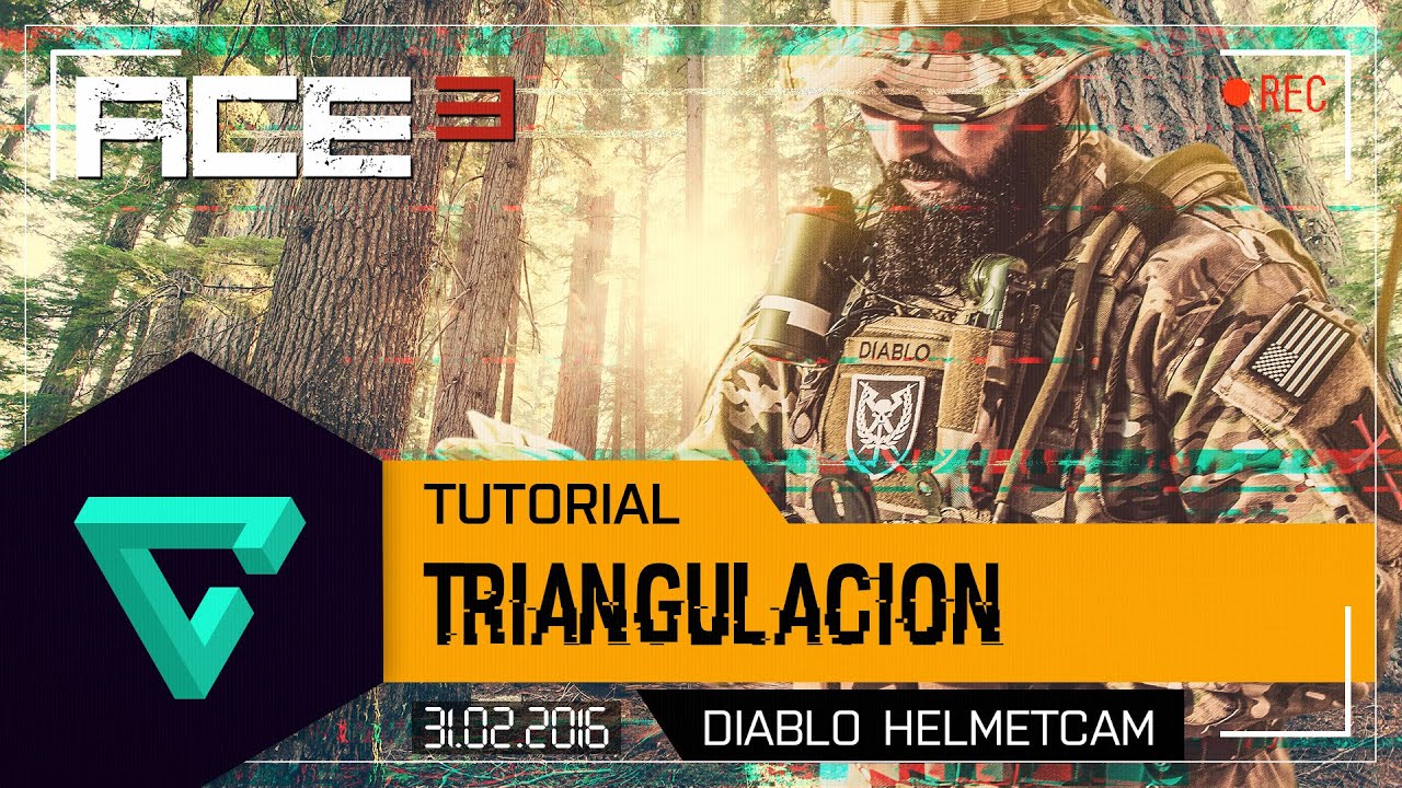 TUTORIAL TRIANGULACIÓN CON BRÚJULA - ARMA 3 - ACE3 - SQUAD ALPHA - DIABLO HELMETCAM