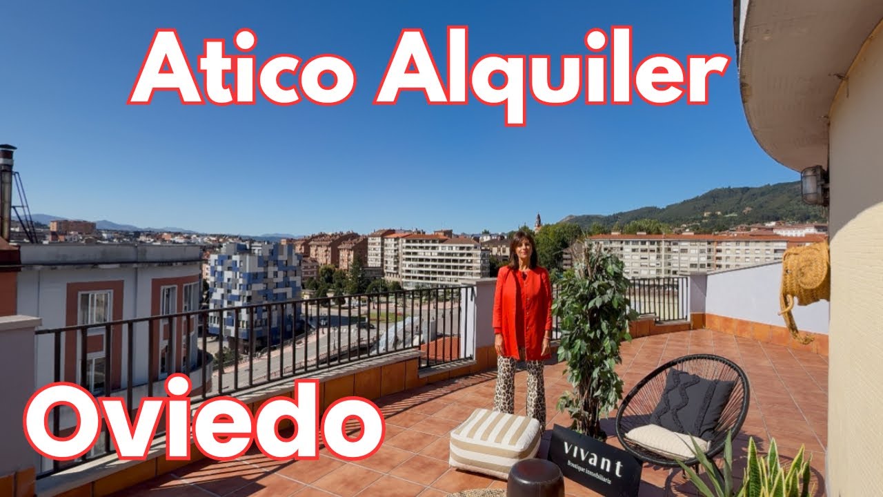ALQUILADO 👉🏻Atico 🌆🪴🌺 en Alquiler #Oviedo Calle Ur&iacute;a  *1.240&euro;* #asturias