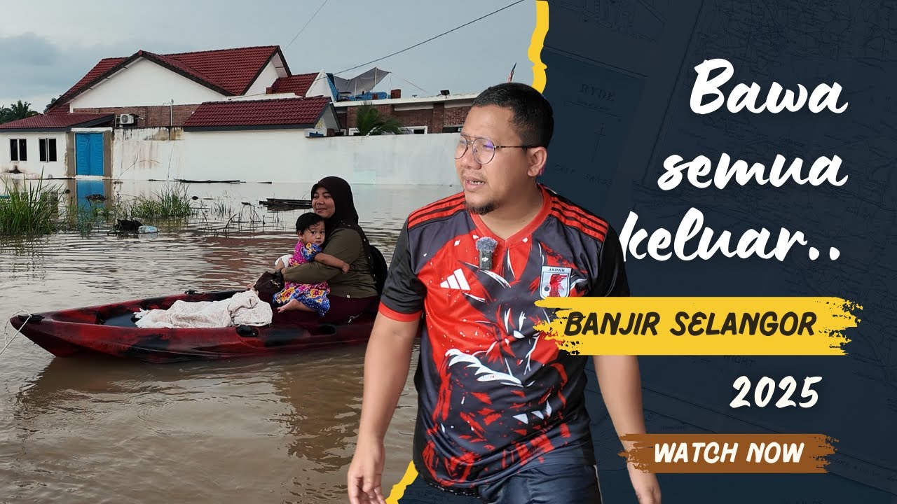 Akhirnya, saya bawa semua ahli keluarga keluar rumah... tidur di pejabat Sungai Buloh