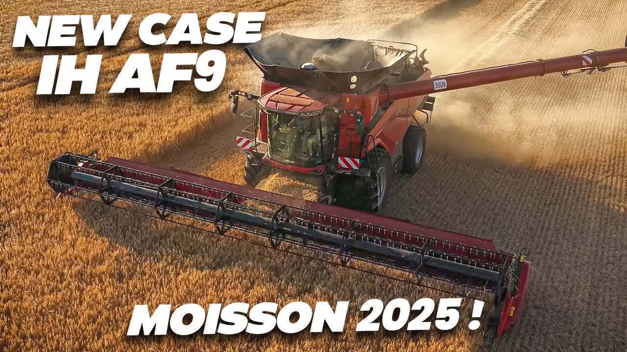 🔴 MOISSON 2025 : NEW CASE IH AF9 en 12.5m ! 🔥🇺🇸