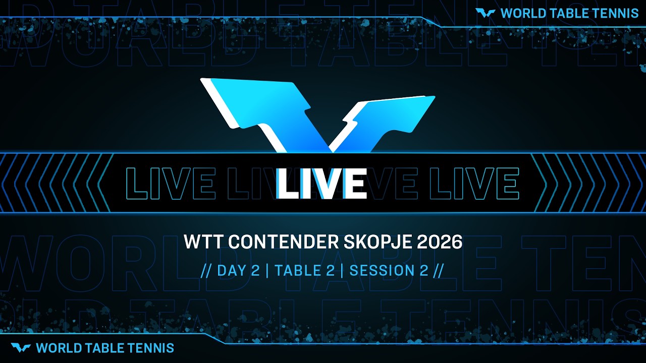 LIVE! | T2 | Day 2 | WTT Contender Skopje 2026 | Session 2