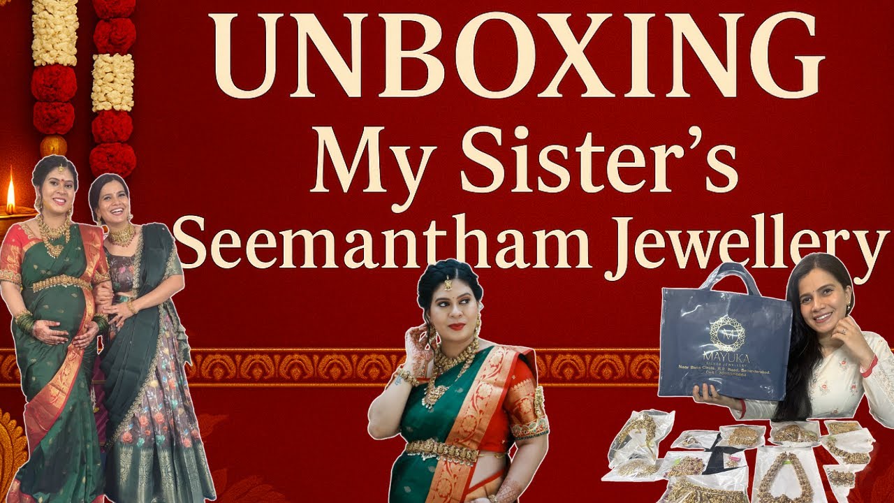 Unboxing My Sister’s Seemantham Jewellery Worth ₹2.5 Lakh | Shocking Prices Revealed! 💎💰