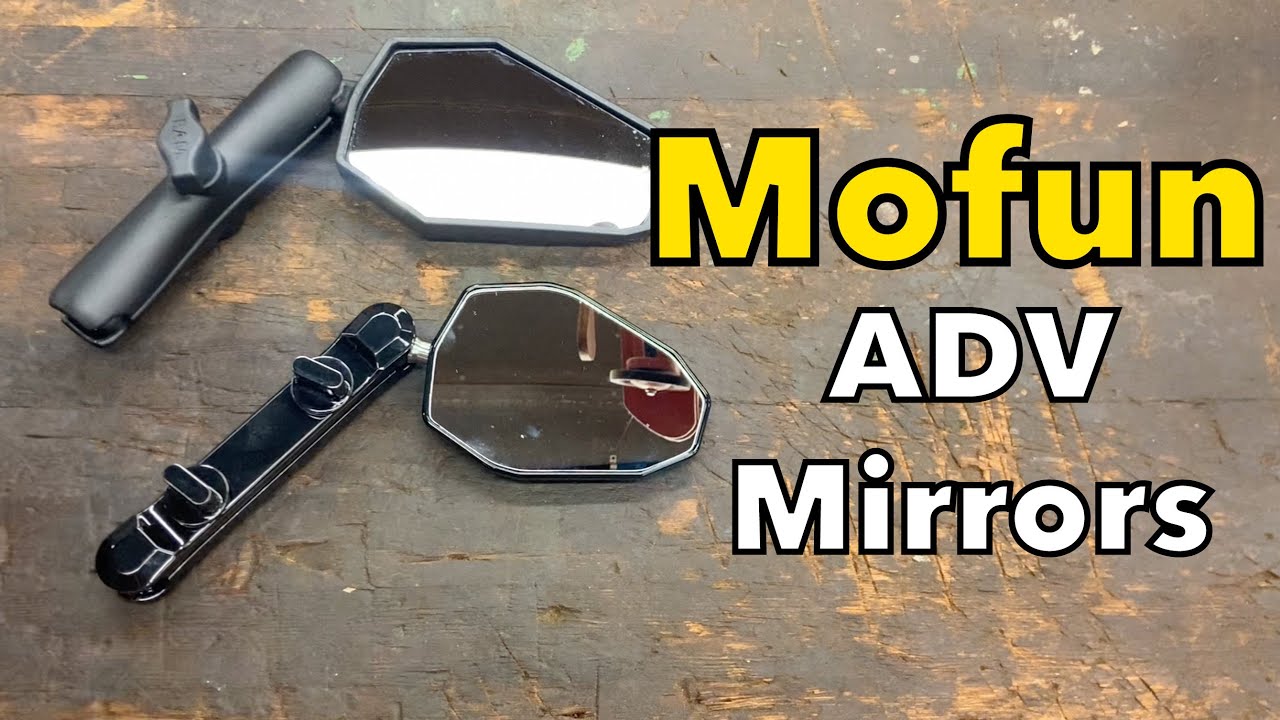Mofun CNC Aluminum Adventure Motorcycle Mirrors for my Kawasaki KLR 650