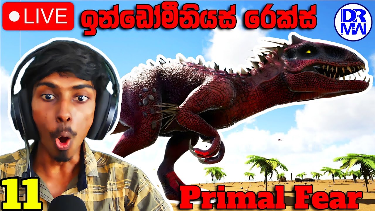 බොස්ලා මරමු! | Ark Survival Primal Fear mod Grind Live | DR MaxWave Gaming