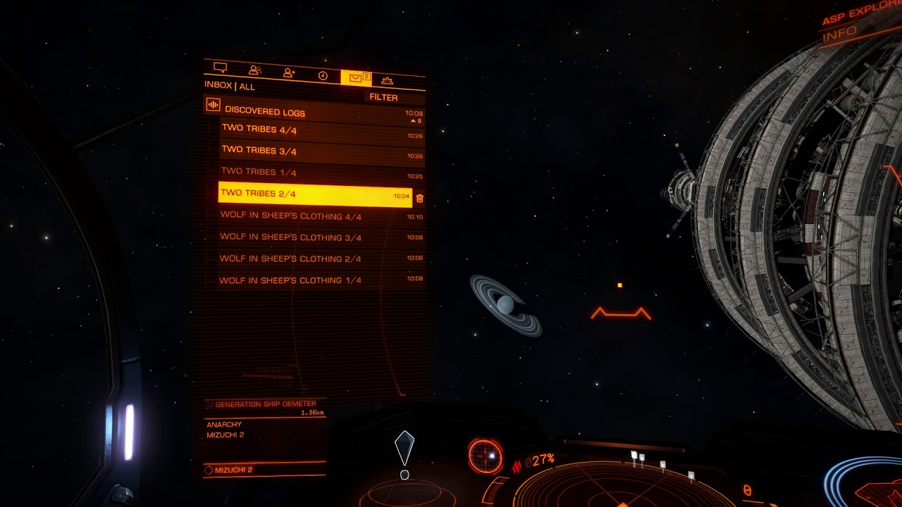 Elite:Dangerous - Generation Ship - Demeter (Audio Log)