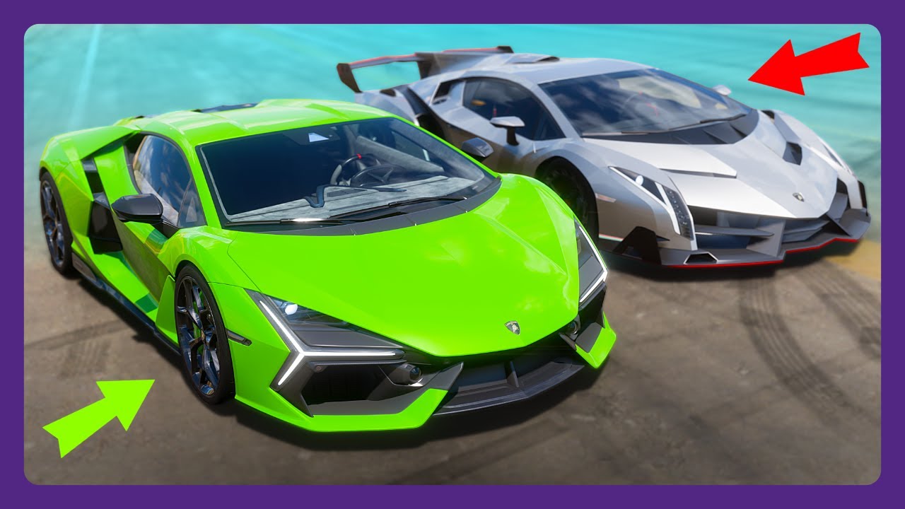 ЗАВЕРШАЮЩЕЕ РАЗРУШЕНИЕ LAMBORGHINI!! Ревуэльто против Венено в Forza Horizon 5!!