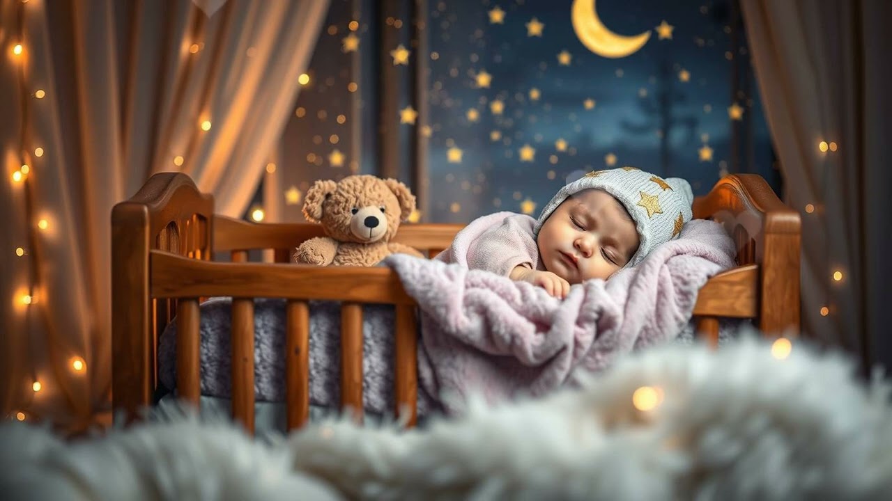 🌙 Baby Sleep Rain Therapy 🌧️ Calming Lullaby Music ☔