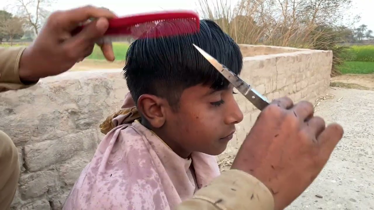 Village ASMR Barber – Extreme Dirty Hair Shave Transformation
