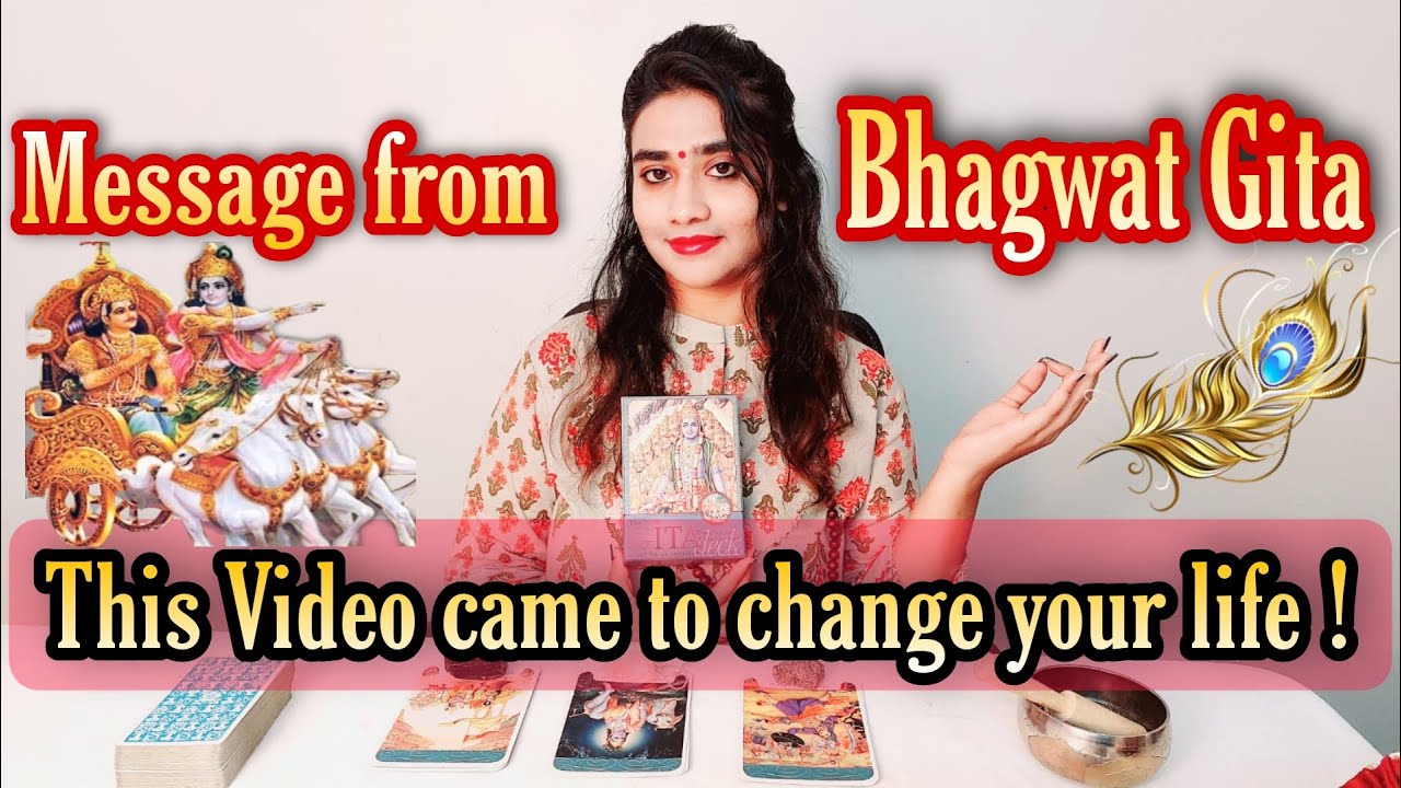 𝐇𝐢𝐧𝐝𝐢 𝐓𝐚𝐫𝐨𝐭 ➡️ 𝗕𝗛𝗔𝗚𝗪𝗔𝗧 𝗚𝗜𝗧𝗔 से आपको क्या 𝐌𝐄𝐒𝐒𝐀𝐆𝐄 है | Tarot card reading in hindi | Psychic insight