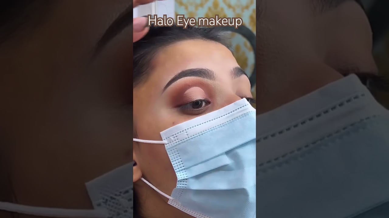 Halo eye makeup Tutorial #eyemakeup #halo #trending #youtubeshorts #viral