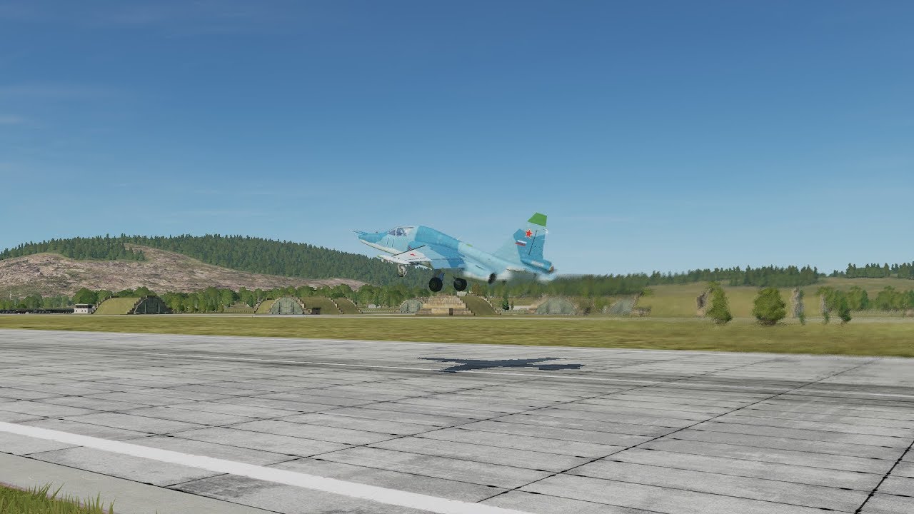شرح بدء تشغيل الطائرة و كيفية الاقلاع بطائرة SU-25t محاكي طائرات | DCS World