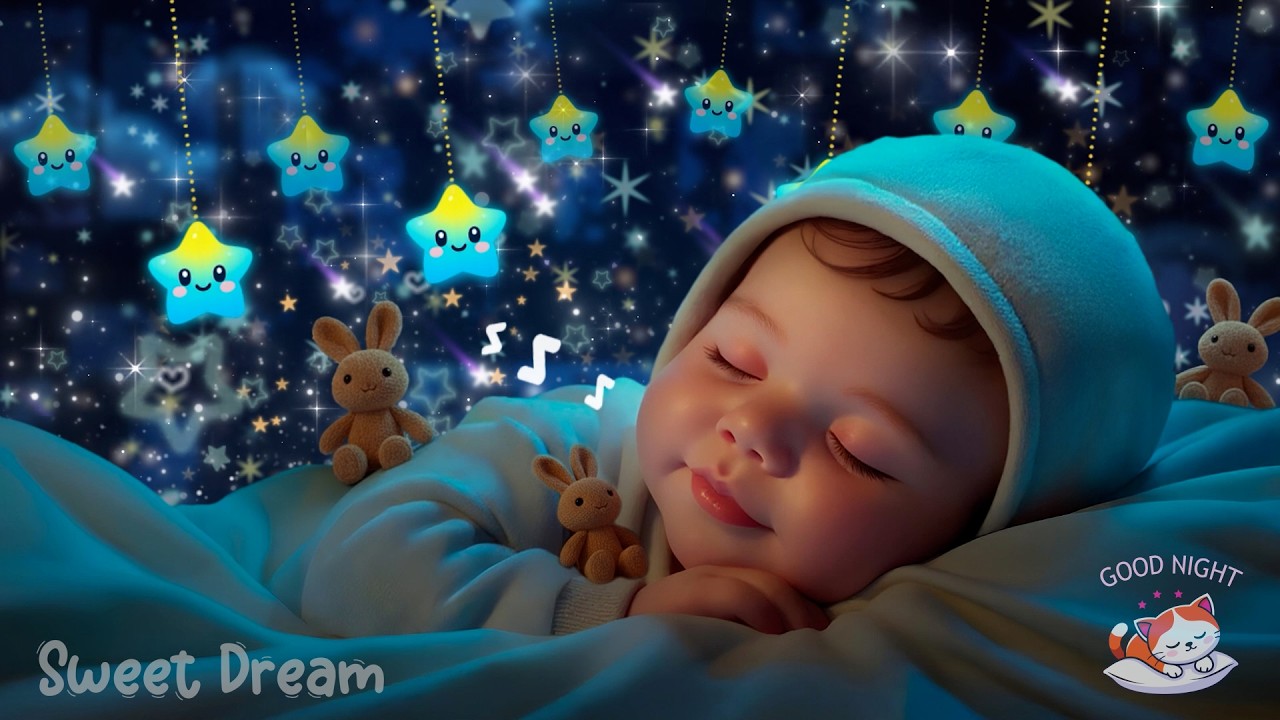 Relaxing Baby Sleep Music 🌙 Comfort Nights & Reduce Insomnia 💤 Mozart & Brahms Lullabies 💖