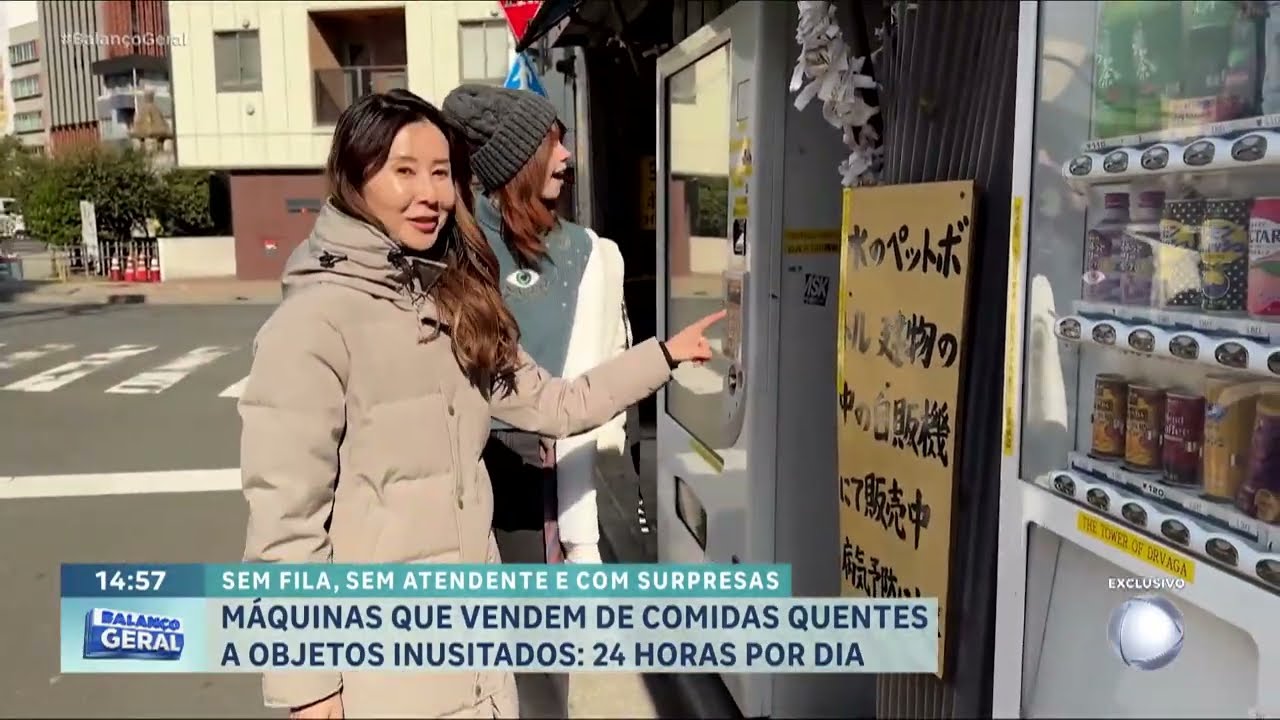 Veja como funcionam as máquinas automáticas do Japão