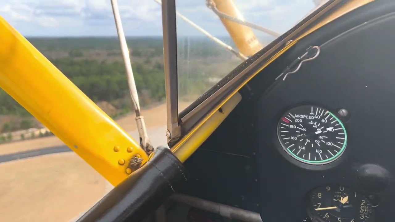 Stearman open cockpit flying time with my buddy. 