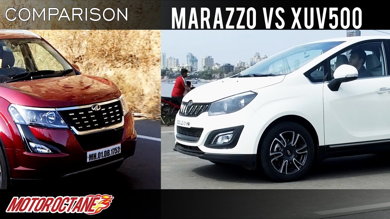 Mahindra XUV500 vs Mahindra Marazzo Comparison | Hindi | MotorOctane