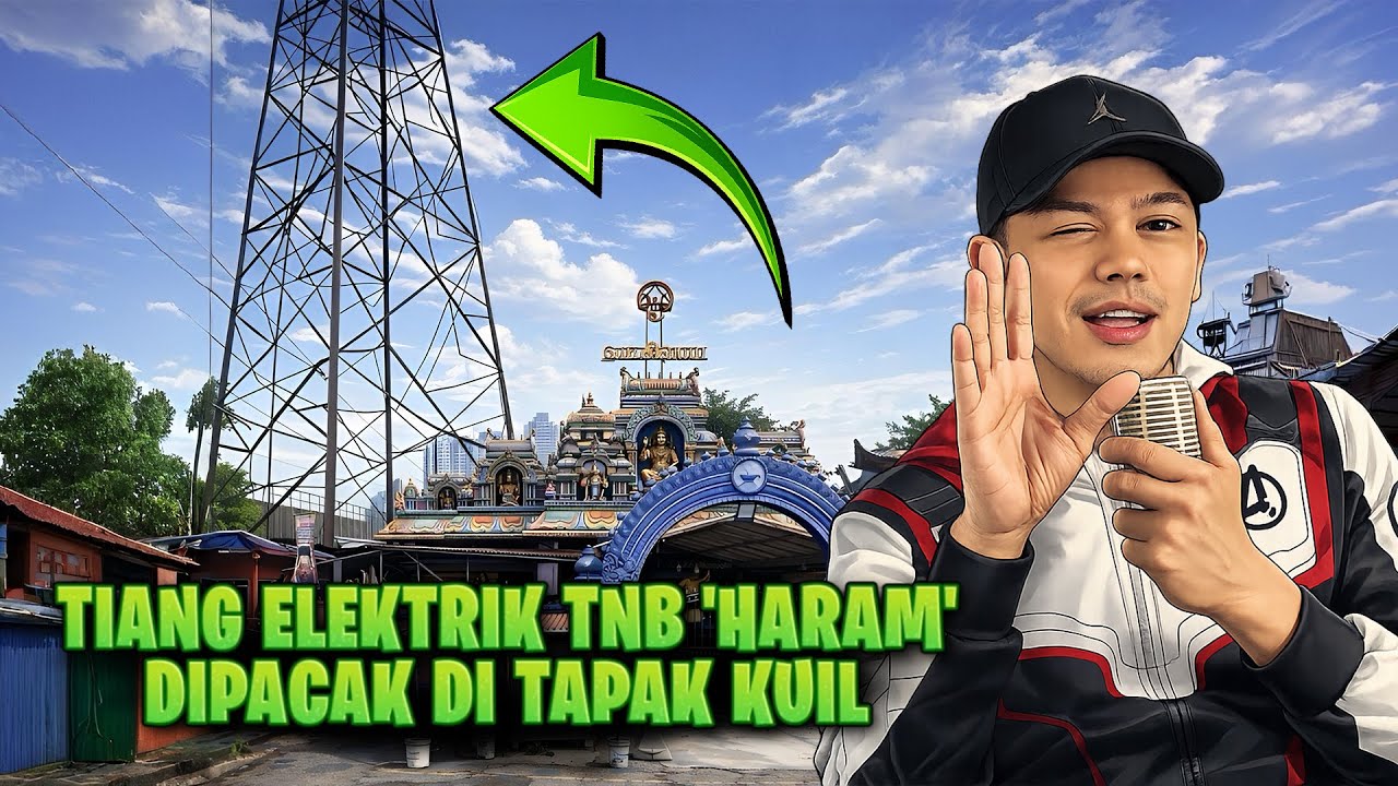 TIANG TNB ‘HAARAAM’ ATAS TAPAK KUIL