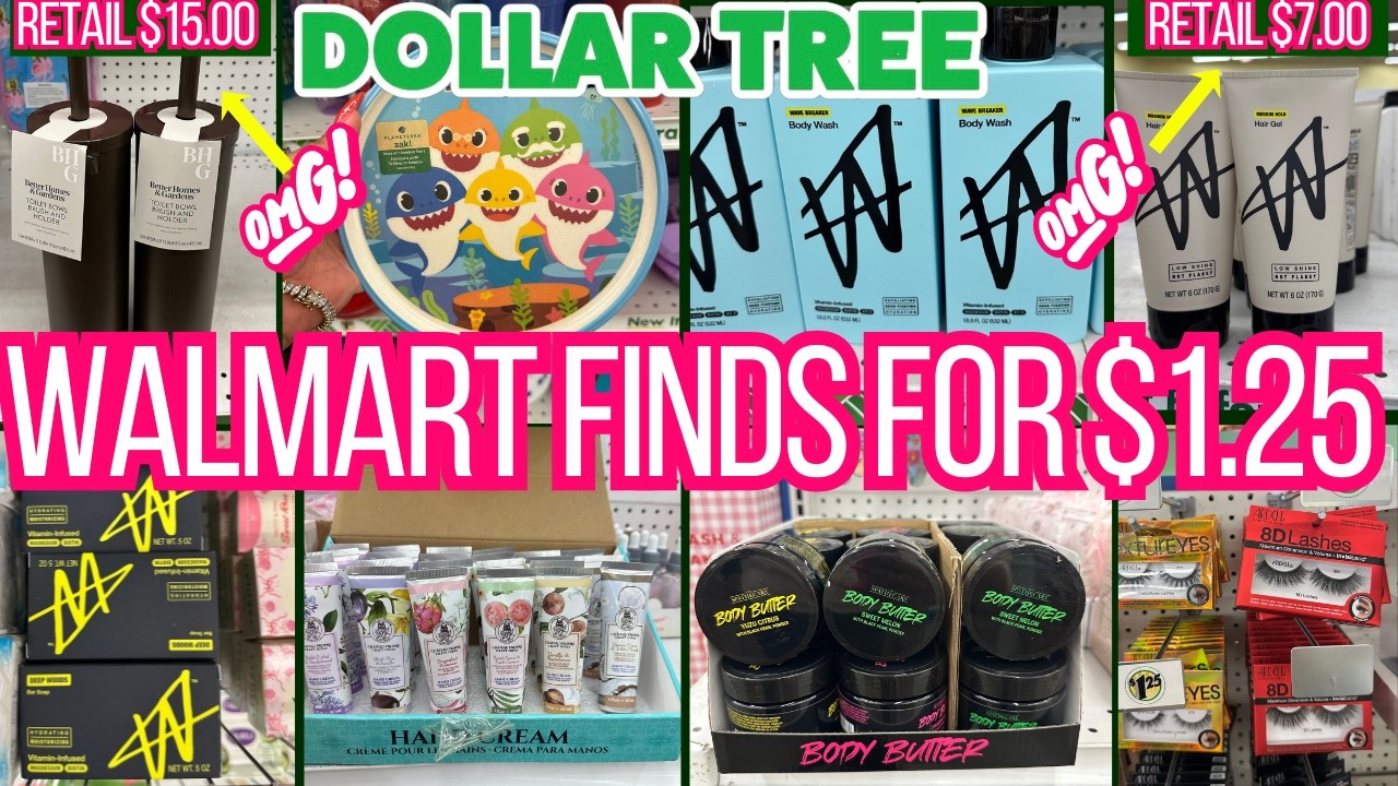 NEW DOLLAR TREE RUN🏃&zwj;♀️WALMART FINDS WITH DOLLAR TREE PRICES🏃&zwj;♀️SHOP W/ME #new #dollartree