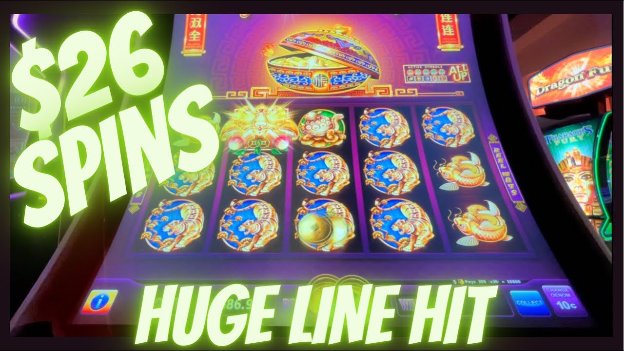 $26 SPINS ENDLESS TREASURE SLOT MACHINE HIGH LIMIT LIVE PLAY ACTION HUGE LINE HIT