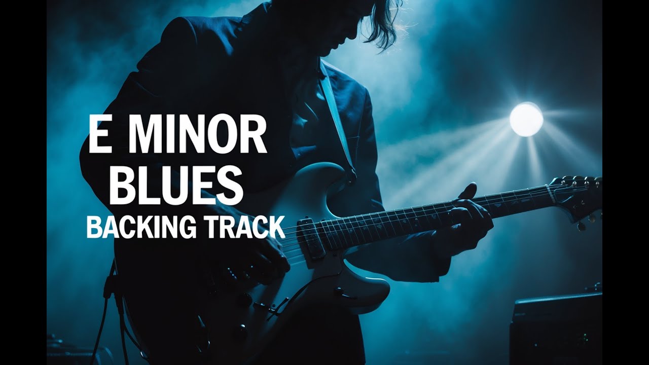 CHILLED E MINOR BLUES BACKING TRACK