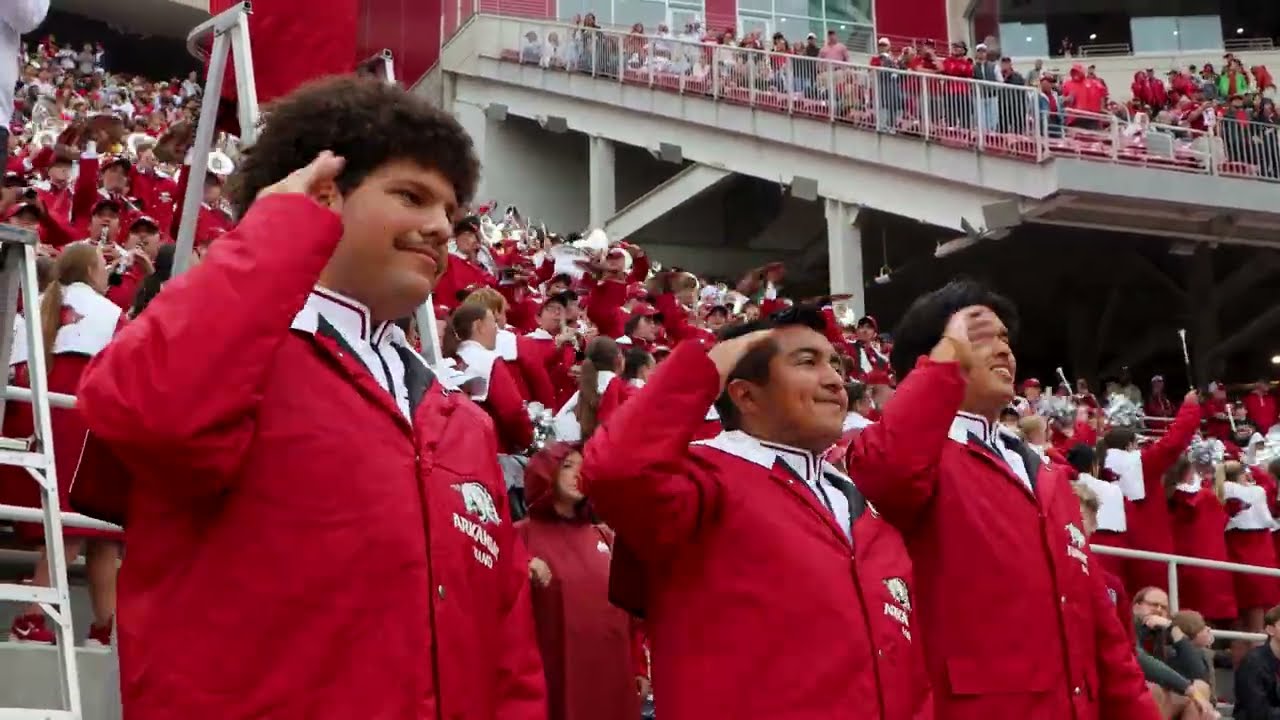 Razorback Marching Band Oct. 18, 2025, Texas A&M Pregame
