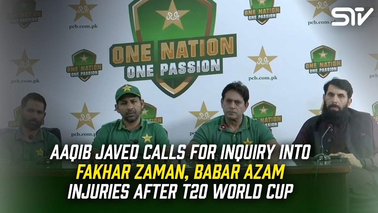 Pakistan Men's National Selection Committee press conference at Gaddafi Stadium, Lahore