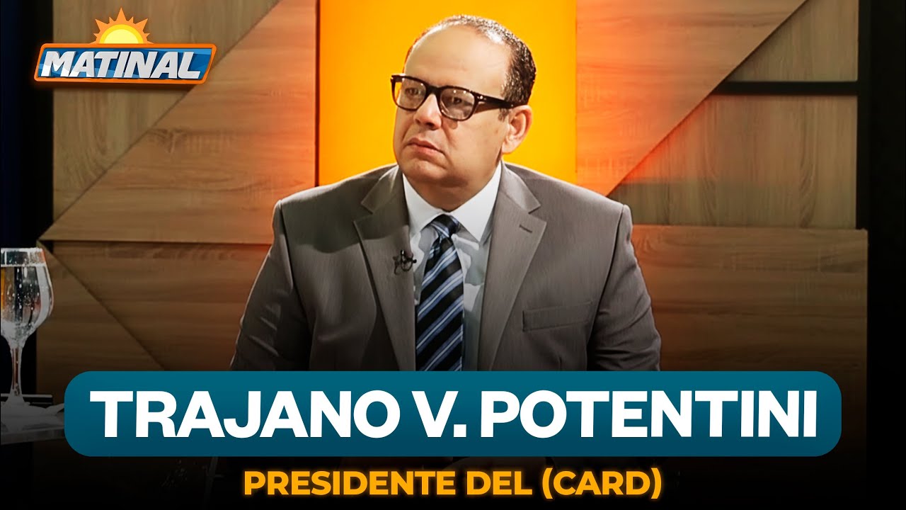 DR  TRAJANO VIDAL POTENTINI   PRESIDENTE DEL COLEGIO DE ABOGADOS DE LA REPUBLICA DOMINICANA   CARD