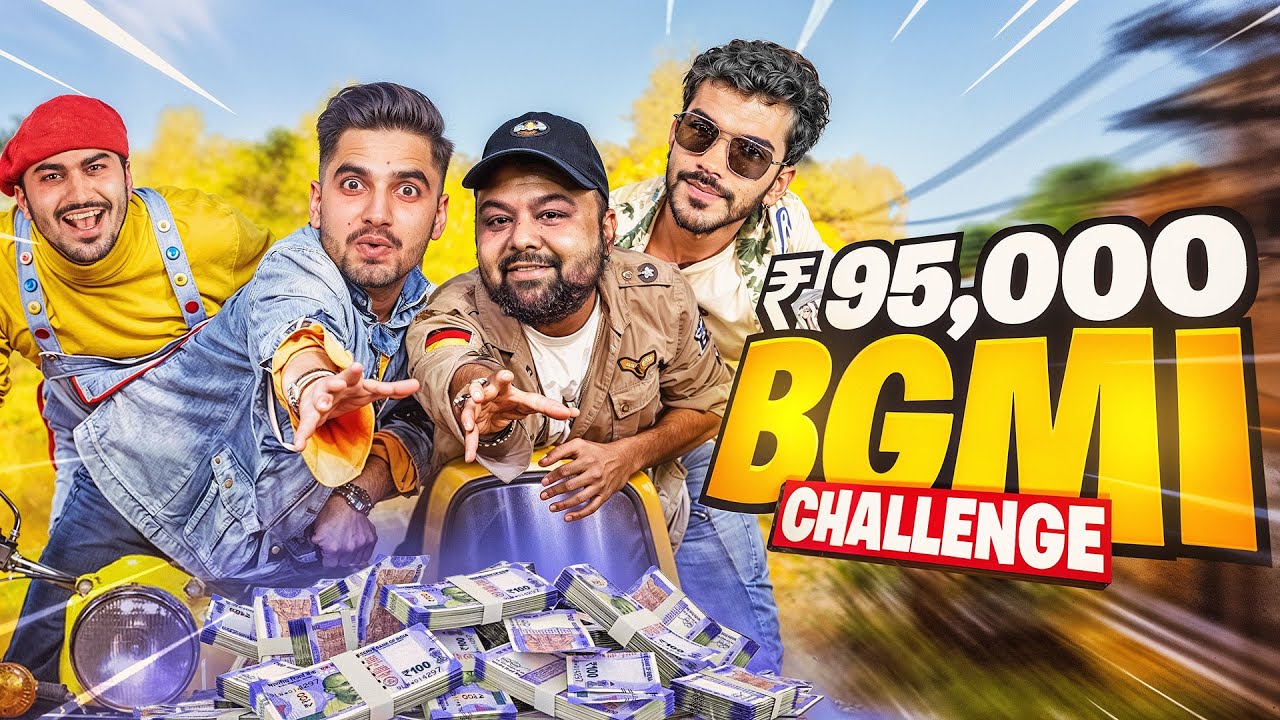 3 CHICKEN DINNER CHALLENGE WORTH Rs.95,000 Ft. @MAVIOP  | BGMI Funny Highlights