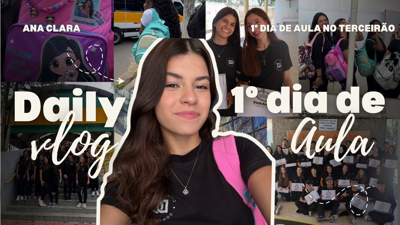 Meu último primeiro dia de aula - Terceirão 2026
