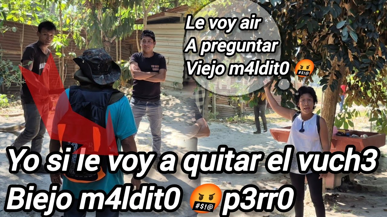 Gran pr0bl3m4 con don vitaminas usted viejo m4ldit0 deje de mentar a mi mamá m4ldit0 viejo🤬