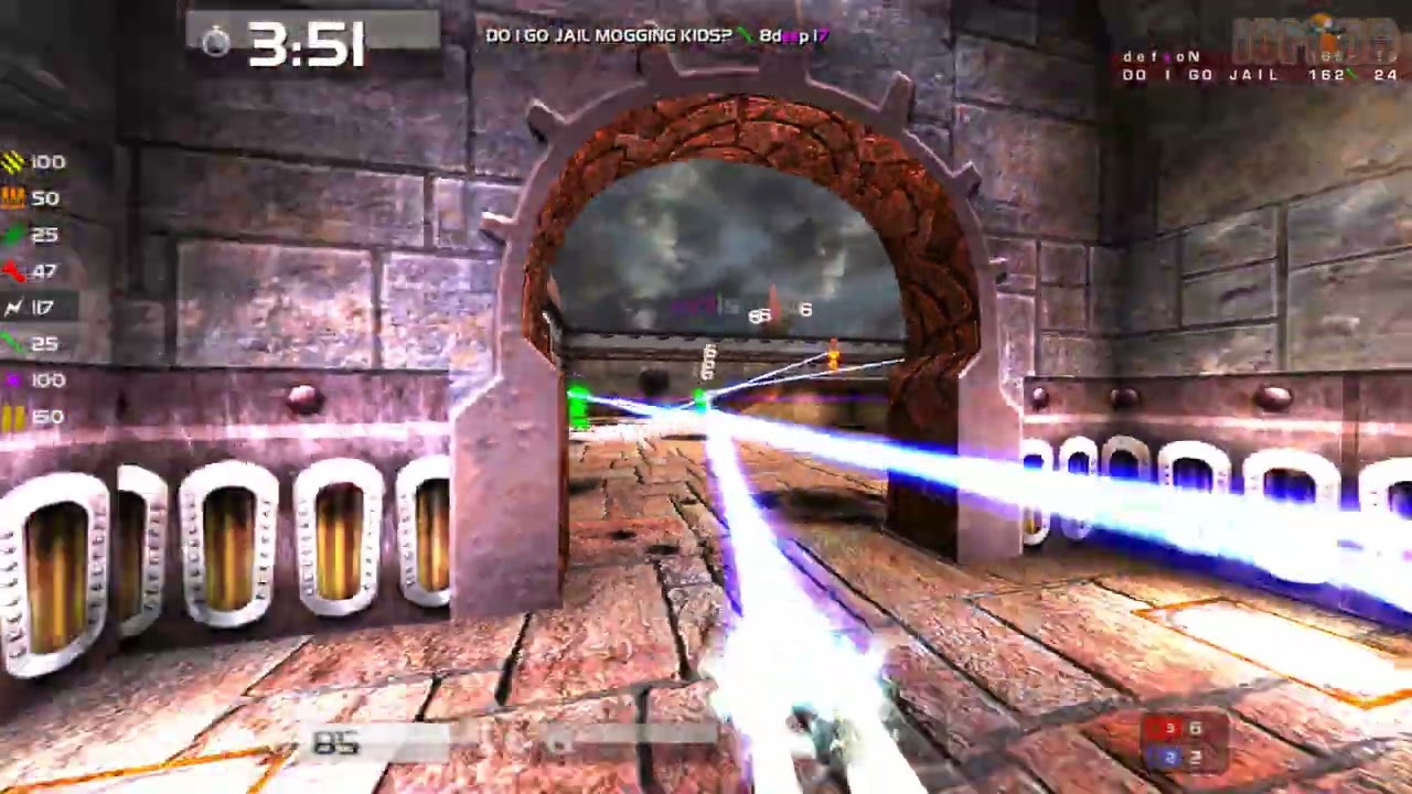 Quake Live: T1HOL путает CA 3v3 thunderstruck
