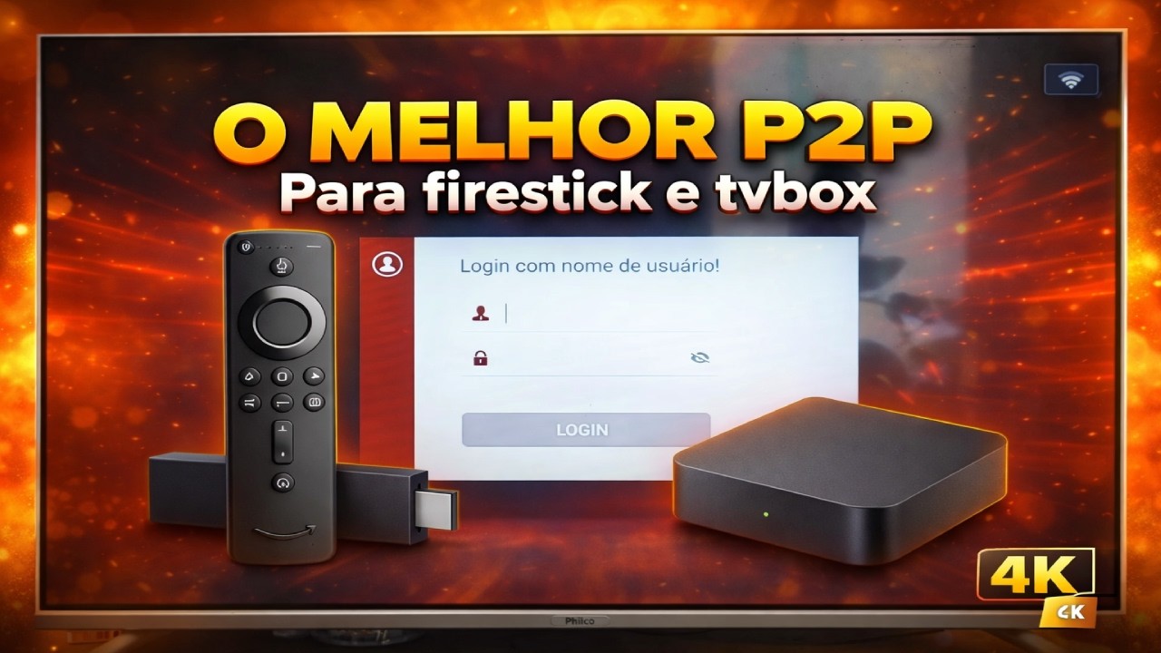 Como Instalar o Melhor P2P + IPTV no Firestick e Android TV (Passo a Passo Atualizado)