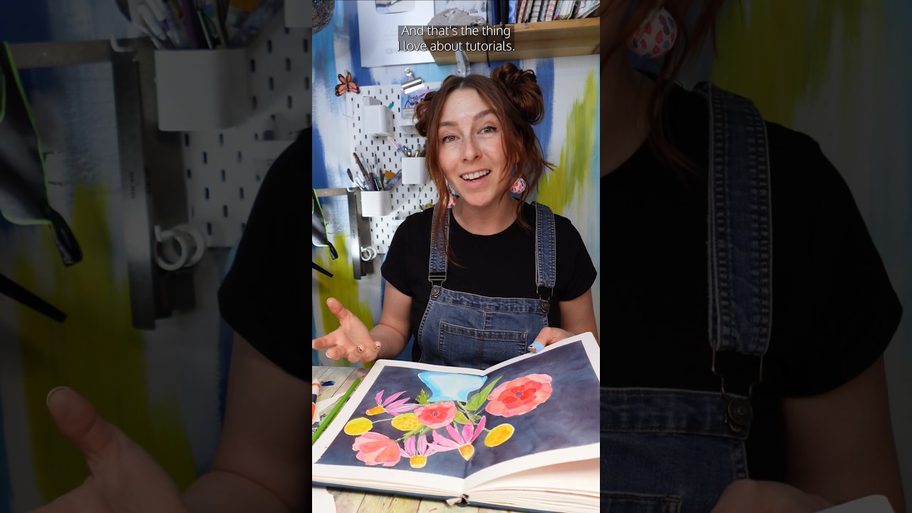 Inspiration vs stealing from art tutorials- check out @andrea-nelson-art for her example too