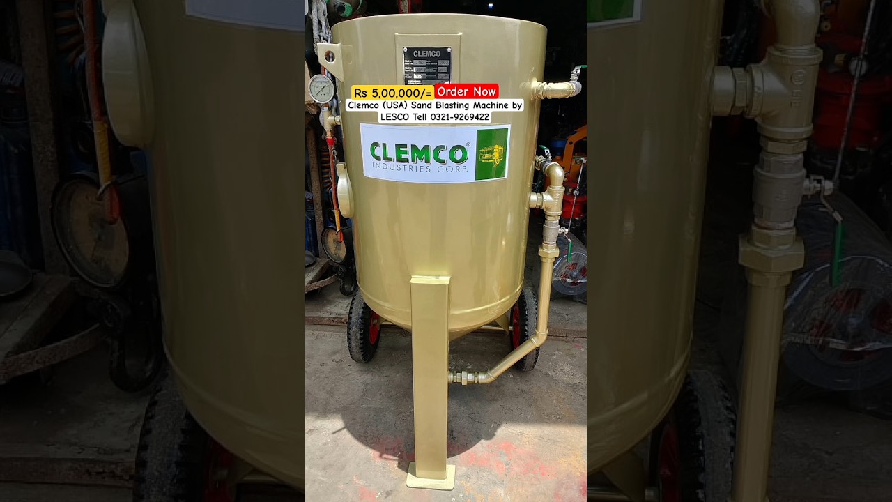 Clemco U.S.A Sand Blasting Machine by Lucky Engineering #inshort #sandblastingmachine