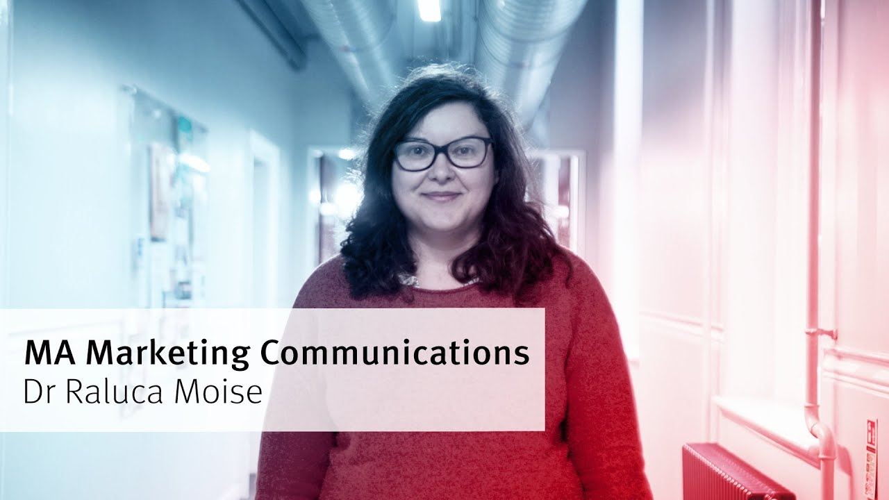 Meet Dr Raluca Moise, Senior Lecturer on MA Marketing Communication at City