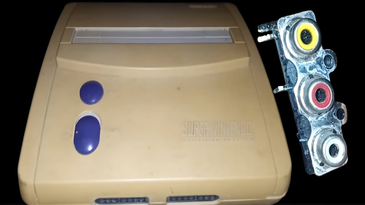 Mod AV em um SNES baby!.👀