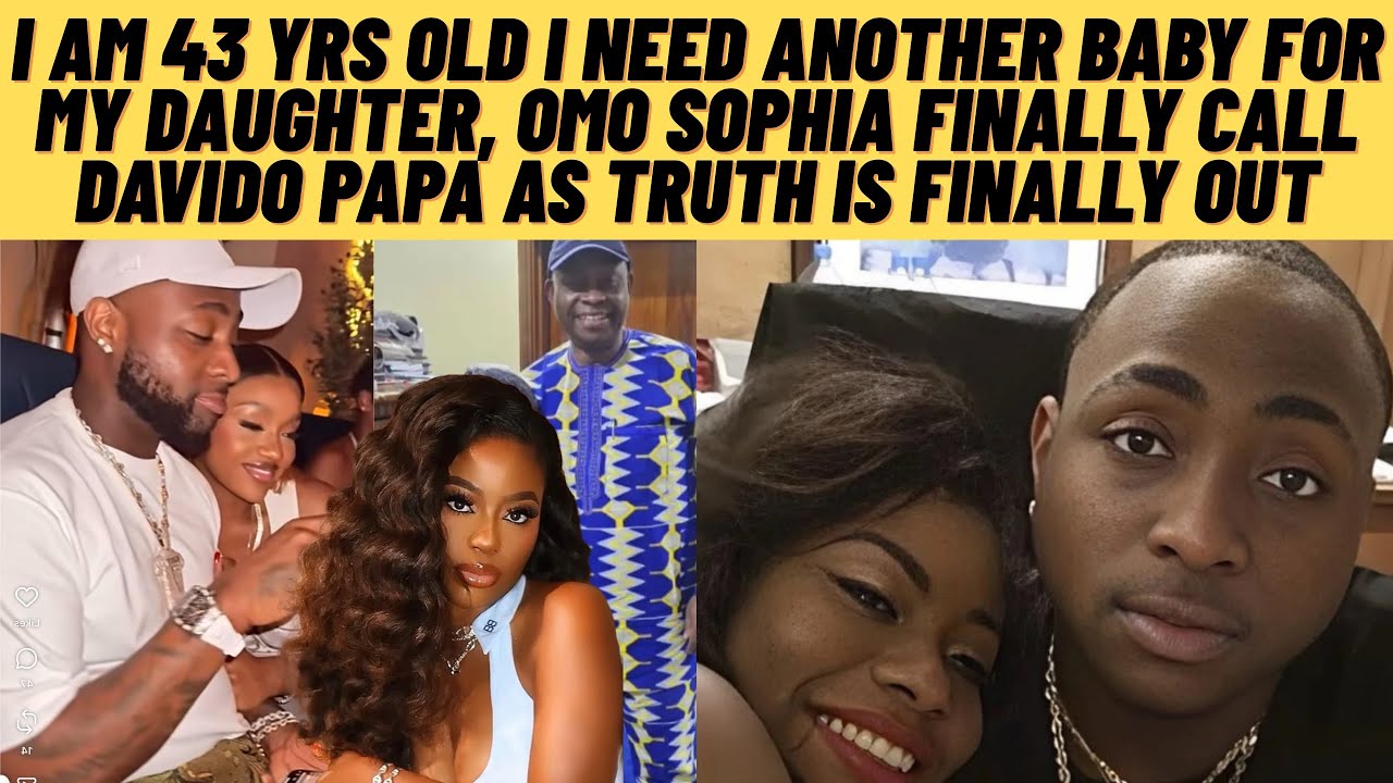 Davido in shock, Sophia confess‼️I am 43 yrs i need another baby 4my daughter, as papa Adeleke react