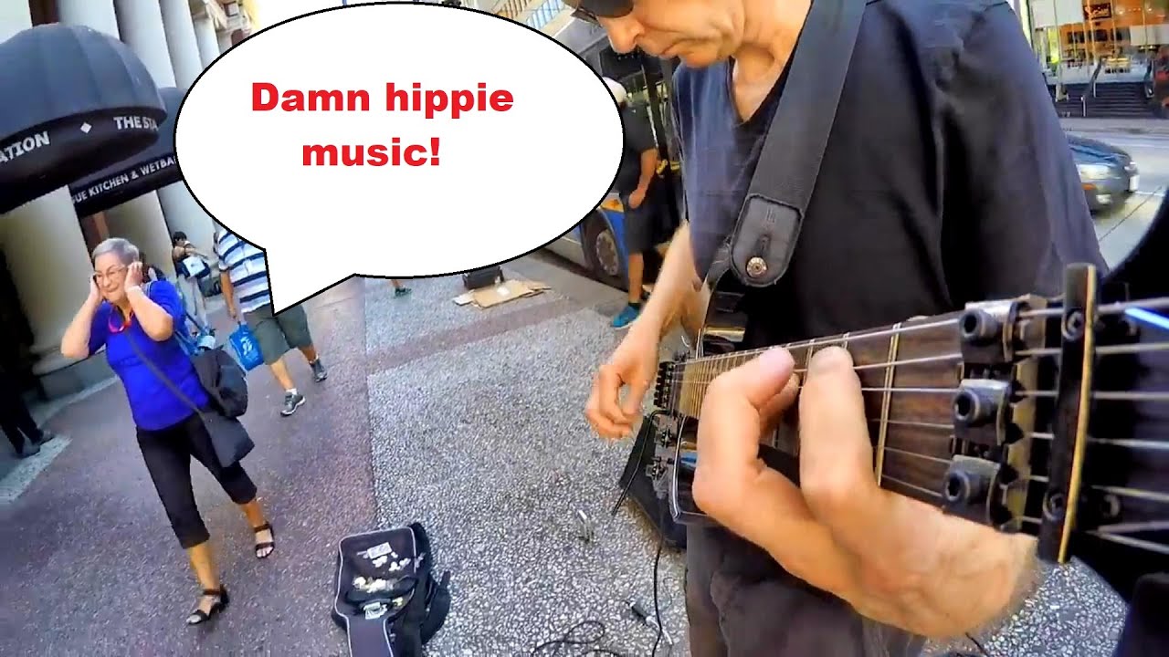 Hit me with your best shot - Robin's theme song for busking (Grandma can't handle the hippie music)