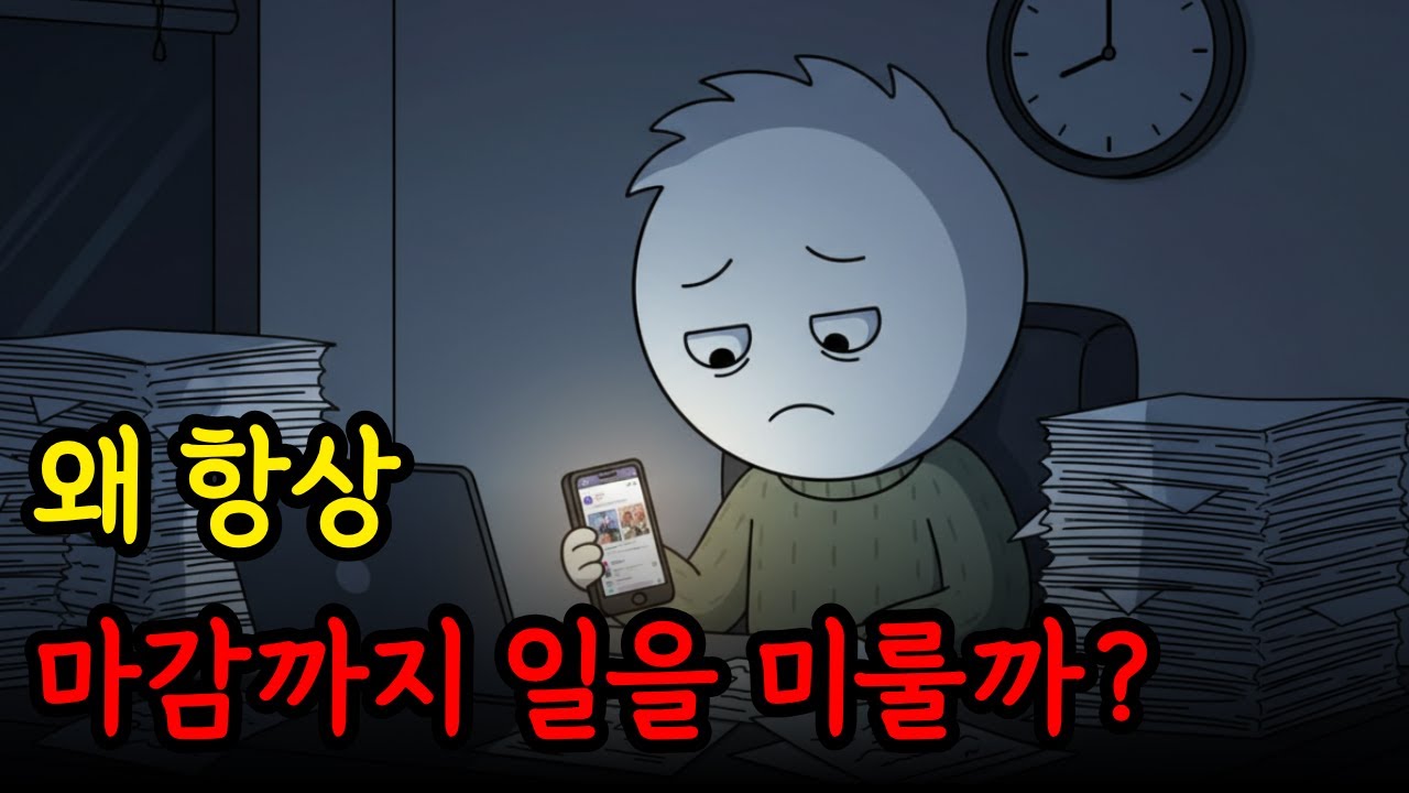 계획은 왜 항상 틀릴까? 마감 직전 폭주하는 뇌의 비밀