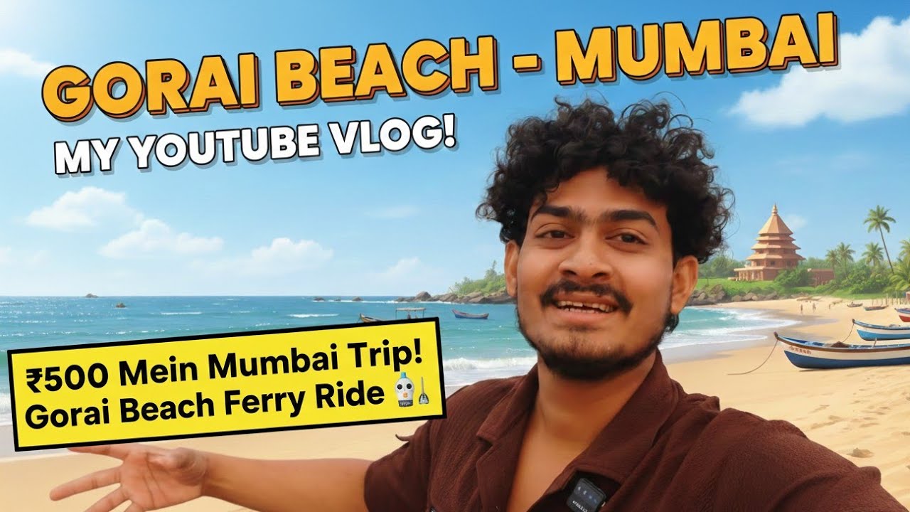 Mumbai Ka Best Weekend Spot!🌴Gorai Beach Vlog