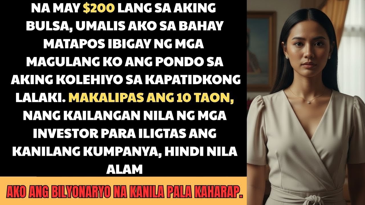 Ibinigay ng mga magulang ko ang lahat sa kapatid kong lalaki, kaya umalis ako na may 200 lang.